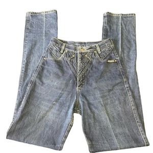 Roughrider Denim Jeans Size 5/6 Western Bareback Vintage 90s Rough Rider